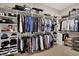 Spacious walk-in closet with custom shelving and ample storage space at 15529 Mission Hills Dr, Carmel, IN 46033