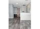 Modern bathroom featuring a glass-enclosed shower and contemporary design elements at 21491 Raccoon Ct, Noblesville, IN 46062