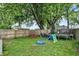Backyard features a playset, trampoline and a small pool at 26 E Plum St, Anderson, IN 46012