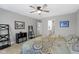 Bedroom with neutral walls and convenient access to the bathroom at 2733 Lamar Dr, Whitestown, IN 46075