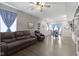 Spacious living room and dining room with ample natural light and modern finishes throughout at 2733 Lamar Dr, Whitestown, IN 46075