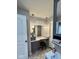 Cozy, clean bathroom with modern sink and vanity at 3130 Taylor Rd, Columbus, IN 47203