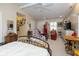Cozy primary bedroom with comfortable seating, classic furniture, and ample space for relaxation at 317 Virginia St, Fortville, IN 46040