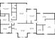 Detailed floor plan with dimensions illustrates the layout of the rooms including the bedrooms, bathrooms, kitchen, and living areas at 333 N Windswept Rd, Greenfield, IN 46140