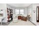 Cozy sitting area with comfortable chairs, a window, and stylish décor at 333 N Windswept Rd, Greenfield, IN 46140