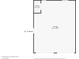 Floor plan showing the garage dimensions at 409 N Sycamore St, Martinsville, IN 46151