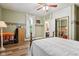 This main bedroom includes an ensuite bathroom at 409 N Sycamore St, Martinsville, IN 46151