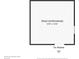 Floor plan of shed showing dimensions at 409 N Sycamore St, Martinsville, IN 46151