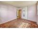 Bare bedroom with closet and open doorway, perfect for personalization and renovation at 4648 Brookville Rd, Indianapolis, IN 46201