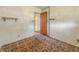 Bedroom view with an open door at 4648 Brookville Rd, Indianapolis, IN 46201