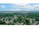 Expansive aerial view of a lush, green neighborhood with various home styles under a partly cloudy sky at 517 N Alton Ave, Indianapolis, IN 46222