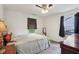 Serene bedroom with carpeted floor, natural light, and neutral paint at 524 S Arlington Ave, Indianapolis, IN 46219