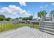 View of the deck and back yard of the property at 5503 Antoneli Ln, Indianapolis, IN 46237