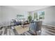 Bright living room featuring comfortable seating, stylish decor, and views of the outdoors at 5503 Antoneli Ln, Indianapolis, IN 46237