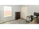 Functional bedroom with a closet and dedicated workspace at 5775 Bluff View Ln, Whitestown, IN 46075