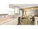 Modern kitchen with updated appliances and an open view to the living room at 5775 Bluff View Ln, Whitestown, IN 46075