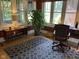 Bright office space with large windows, natural light, and stylish decor at 5786 N Delaware St, Indianapolis, IN 46220