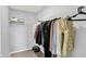 This walk-in closet features wire shelving and hanging racks, maximizing storage space for clothing and accessories at 5812 Flat Hill Dr, Indianapolis, IN 46239