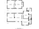 Detailed floor plan showcasing the layout, dimensions, and square footage of the home at 590 W Washington St, Martinsville, IN 46151