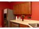 Stainless steel appliances and countertops complement cabinetry in the kitchen at 6585 Dunsdin Dr, Plainfield, IN 46168