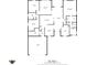 Detailed floor plan outlining layout and room dimensions at 8038 Midlothian Way, Indianapolis, IN 46214