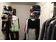 Well-organized walk-in closet with clothing racks and shelves providing ample storage space for wardrobe essentials at 9068 Thames Dr, Avon, IN 46123