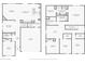 Detailed floor plan showcasing the layout of this two-story home at 9498 Tobin Cir, Avon, IN 46123