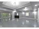 A spacious basement with access to the patio for indoor-outdoor living at 9985 Ford Valley Ln, Zionsville, IN 46077