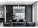 View into the bedroom and dining room, showcasing the open layout and modern design at 1 Virginia Ave # 607, Indianapolis, IN 46204