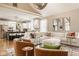 Spacious living room with open concept to a modern kitchen and comfortable seating arrangement at 12505 Branford St, Carmel, IN 46032