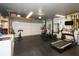 Spacious garage with fitness equipment, laundry, and ample storage at 1415 Section St, Plainfield, IN 46168