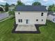 Well-maintained backyard featuring a newly built patio and lush landscaping at 15460 Follow Dr, Noblesville, IN 46060
