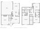 Detailed first and second floor floorplans with kitchen, living room, dining room, garage, and bedrooms at 15553 Portland Dr, Westfield, IN 46074