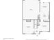 Layout of the first floor of a home, including a garage, kitchen, bathroom, and dining room at 15553 Portland Dr, Westfield, IN 46074
