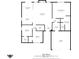 Detailed floor plan showcasing the layout of the home, including room dimensions and locations at 1896 Central Park W Blvd, Greenwood, IN 46143