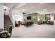 Spacious finished basement with living, work, and lounge areas, perfect for entertaining at 20005 Gansett Rd, Westfield, IN 46074