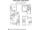 Detailed floor plan showcasing a spacious layout with five bedrooms and a two-car garage at 20005 Gansett Rd, Westfield, IN 46074