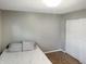 Neutral bedroom design with closet and comfortable bed setup with neutral color palette at 3287 Buckmoor Pkwy, Greenwood, IN 46143