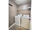 Laundry room with washer and dryer at 3341 Orchard Valley Dr, Columbus, IN 47203