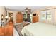 Cozy bedroom with ample storage, and a view to an outdoor patio at 392 Sandbrook Dr, Noblesville, IN 46062