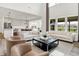 Spacious living room with views of the backyard and seamless access to kitchen at 4250 Blackford Rd, Bargersville, IN 46106