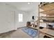 Large room features tables and shelving, ideal for a studio or hobby space at 4250 Blackford Rd, Bargersville, IN 46106