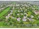 Scenic aerial view of a large neighborhood showcasing well-manicured lawns and a variety of home styles at 427 Quincy Pl, Westfield, IN 46074