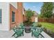 Outdoor patio has a fire pit and Adirondack chairs creating a cozy space at 427 Quincy Pl, Westfield, IN 46074