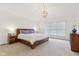 Spacious bedroom featuring vaulted ceiling, shiplap accent wall, and ample natural light at 427 Quincy Pl, Westfield, IN 46074