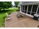 Expansive backyard with covered deck and lush lawn at 4670 N 600 E, Franklin, IN 46131