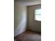 Bedroom with hardwood floors and a window for natural light at 515 Hawthorne Ave, Anderson, IN 46011
