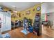 Kitchen featuring a dining area and abundant appliances for easy meal preparation at 5614 Regency Dr, Indianapolis, IN 46224