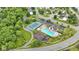 Enjoy community amenities with a pool, tennis court, playground, and park-like setting at 5857 Stone Pine Trl, Carmel, IN 46033