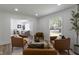 Spacious living room with seating and natural lighting at 6833 Evanston Ave, Indianapolis, IN 46220